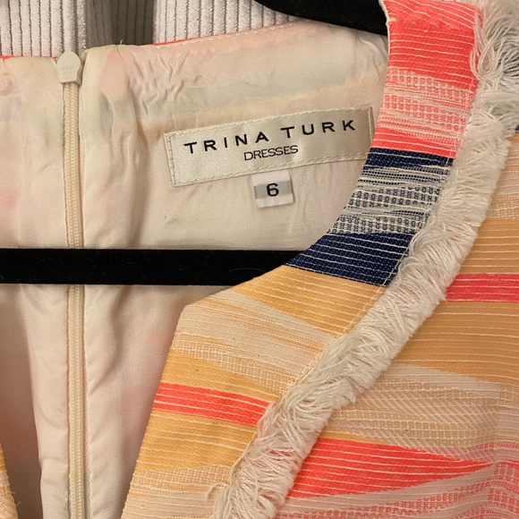 Trina Turk 'Delmi' Jacquard Stripe Shift Dress, Size 6 - Picture 6 of 9